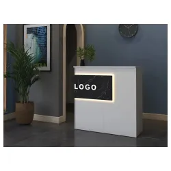 Prijemni pult belo - mermer led rasveta