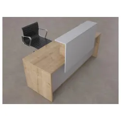 Prijemni pult Klupa belo - dezen 140 cm