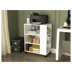 Višenamenska komoda belo točkići