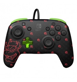 Nintendo Switch Rematch Wired Controller Bowser Glow In The Dark