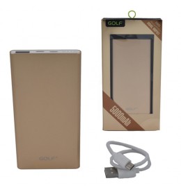 Power bank GOLF EDGE5 5000mAh zlatni 2xUSB