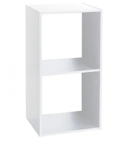 Stalak sa 2 police 34,5x32x67,6cm drvo bela 