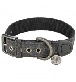 Ogrlica city style široka XS S 25 32cm 25mm crna