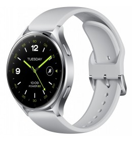 Xiaomi Watch 2 Silver Case with Gray TPU Strap