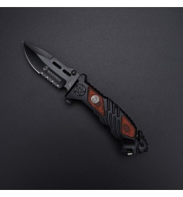 MTech USMC sklopivi nož Iron Mike crni/drvo