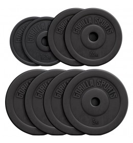 Set tegova obloženih plastikom 27,5 kg