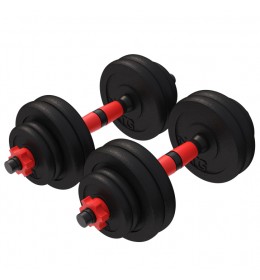 Set od 2 podesive bučice od livenog gvožđa 25 mm 30 kg