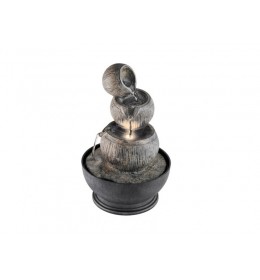 Sobna fontana 26cm mini fontana sa toplo belim LED osvetljenjem
