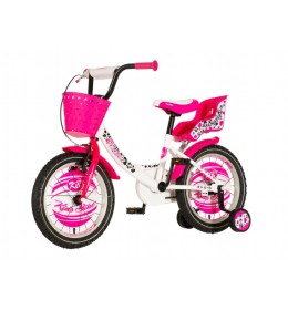Bicikl Visitor Dalmatian 16" roze beli