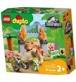 Ti-reksovo i triceratopsovo bekstvo Lego Duplo Jurassic World