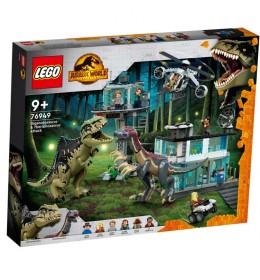Napad giganotosaurusa i terizinosaurusa Lego Jurassic World