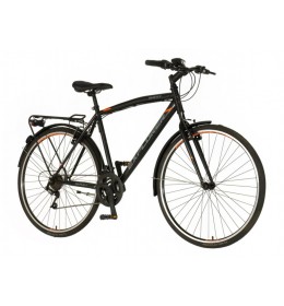Touring cross bicikla explorer crno narandžasta