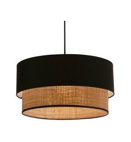 Prato Viseća Lampa Crna Bež 1x60W E27