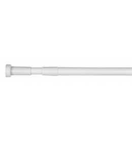 Šipka za tuš-zavesa 70-120cm bela