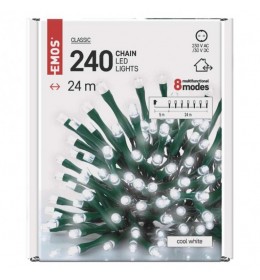 Emos LED svetlosni lanac 240 LED 24m MTG-D4AC10