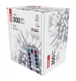 Emos LED svetlosni lanac Ledenica 300 LED 5m MTG-D4CC02 