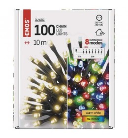Emos LED svetlosni lanac 2 ul 100 LED 10m MTG-D4AH01