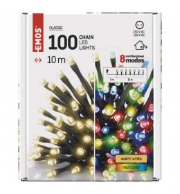 Emos LED svetlosni lanac 2 ul 100 LED 10m MTG-D4AL05