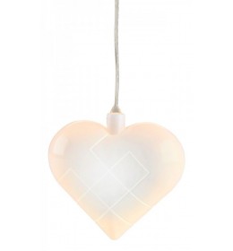 Novogodišnje srce V11cm sa LED i tajmerom