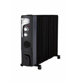Uljni radijator sa ventilatorom 13 rebara crni 2900W RAF R.1329B 