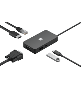 Microsoft Adapter USB-C Travel Hub USB-C3.2/USB-A/Eth/HDMI/VGA  