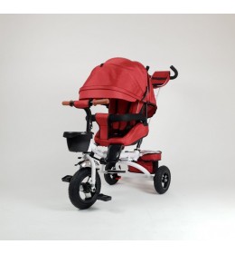 Tricikl sa rotirajućim sedištem - Jeans Happybike 420 Lux Crvena