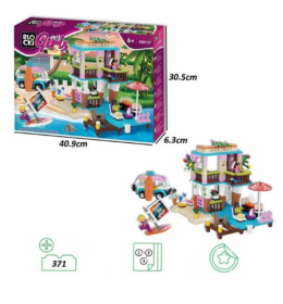 Kocke blocki kucica na obali 371pcs