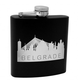 Pljoska siluete Beograda 180ml