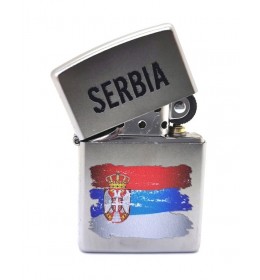 Upaljač Zippo zastava Srbije