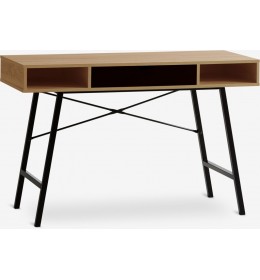 Radni sto Albert 48x120 hrast/crna