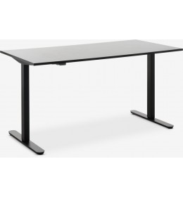 Radni sto sa podesivom visinom Svon 70x140 crna