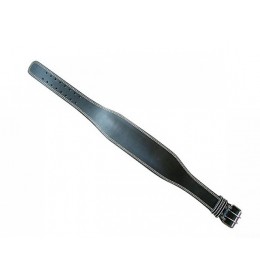 Trenažer-pojas za teretanu pu koža crna M 105cm