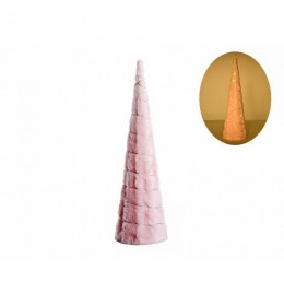 Plush cone jelka plišana roze 80cm