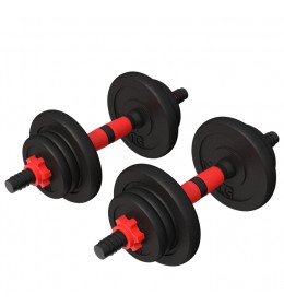 Set od 2 podesive bučice od livenog gvožđa 25 mm 20 kg