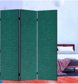Paravan croco green 3 krila 150x175cm