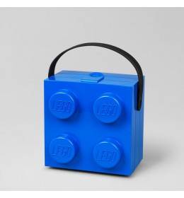 LEGO kutija za užinu sa ručkom Plava 