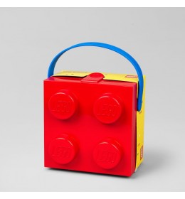 LEGO kutija za užinu sa ručkom Crvena