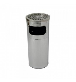 Kanta + pepeljara AM 1279 inox 24x60cm 27 lit. sa rešetkom