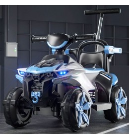 Auto na Akumulator  za decu sa drškom (6V) SM-24306 plavi