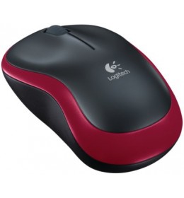 Logitech M185 Wireless Mouse for Notebook Red