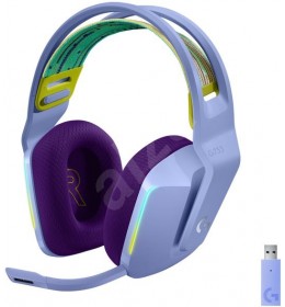 Logitech G733 Lightspeed Wireless RGB Gaming Headset, Lilac