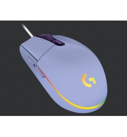 Logitech G102 Lightsync Gaming Wired Mouse, Lilac USB