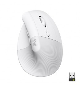 Logitech Lift Vertical Ergonomic Mouse - Off-White