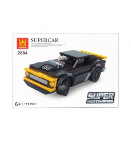 igracka kockice trkacki automobil 119 delova 6+