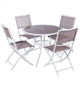 Baštenski set sto i 4 stolice Sorento