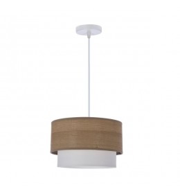 Ruben Viseća Lampa Bela - Orah 1x60 E27