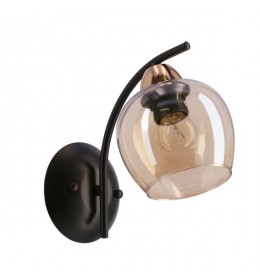 Merra Zidna Lampa Crna 1x40W E27