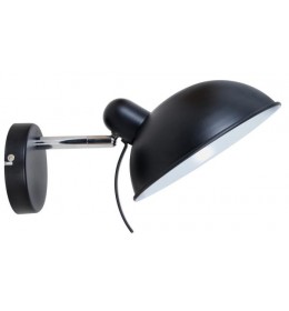 Durio Zidna Lampa Crna 1x40W E14