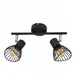 Fly Plafonska Lampa Crna 2 2x40W E14