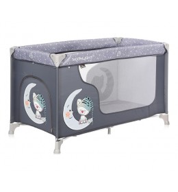 Prenosivi Krevet Lorelli Moonlight 1 Nivo - Grey Cute Moon